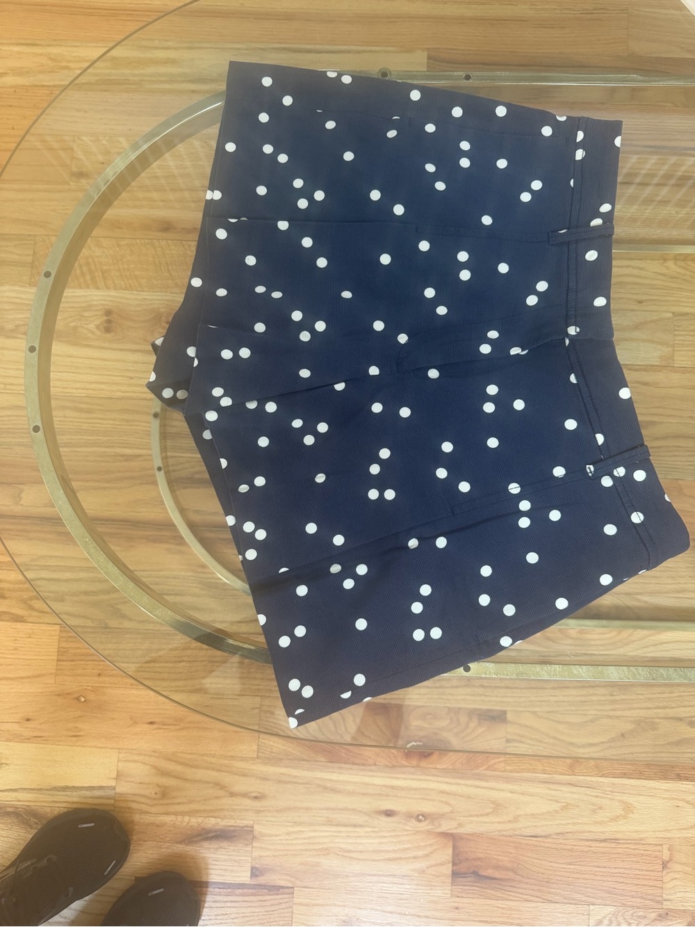 J. Crew Navy Polka Dot Shorts